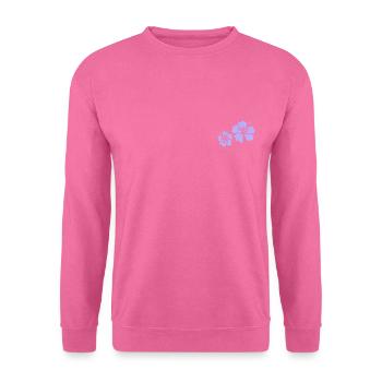 Lila Hibiskus - Unisex Pullover - Pink - Vorne