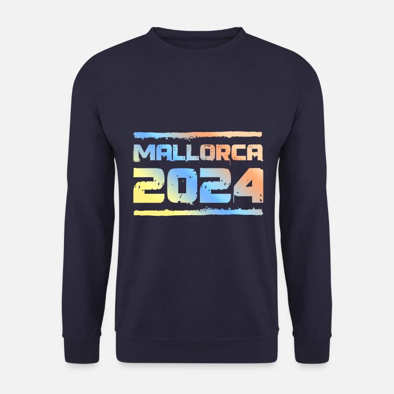 Mallorca 2024 Bunt - Unisex Pullover - Navy
