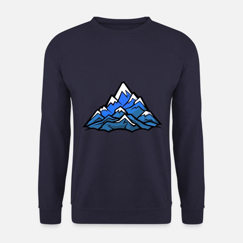 Berge Alpen Silhouette - Unisex Pullover - Navy