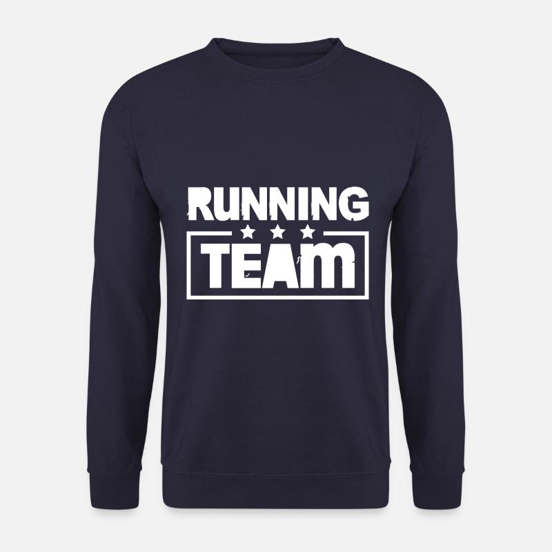 Running Team Bunt - Unisex Pullover - Navy