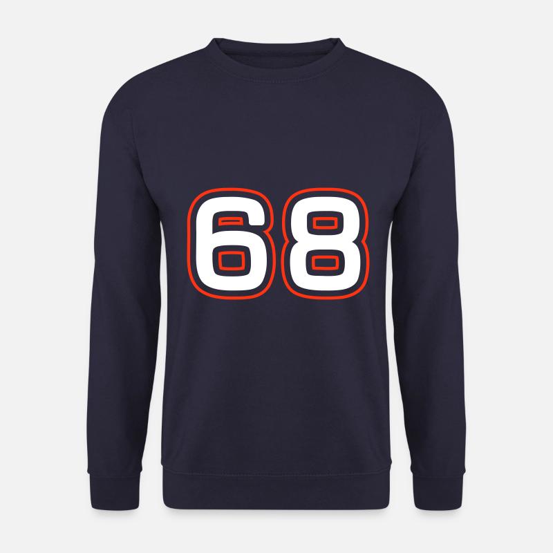 68 Zahl Symbol - Unisex Pullover - Navy