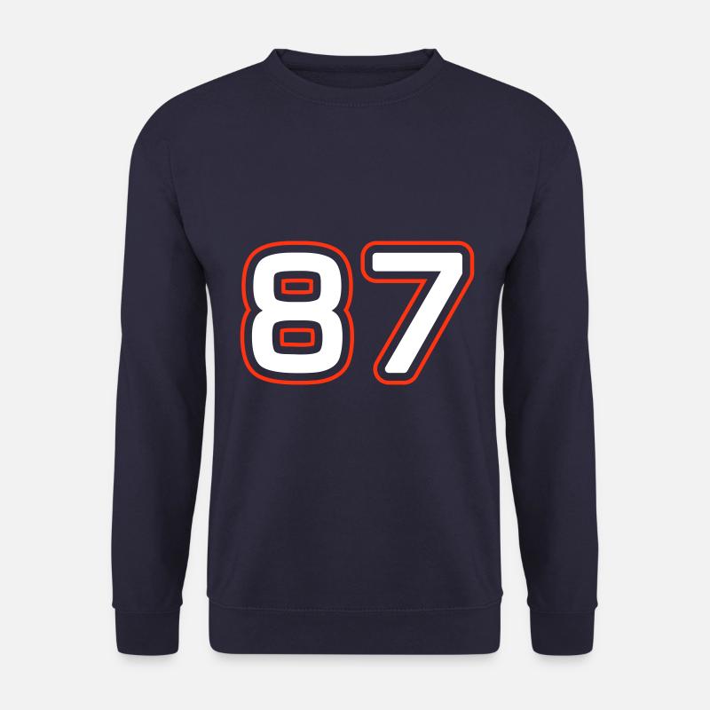 87 Zahl Symbol - Unisex Pullover - Navy