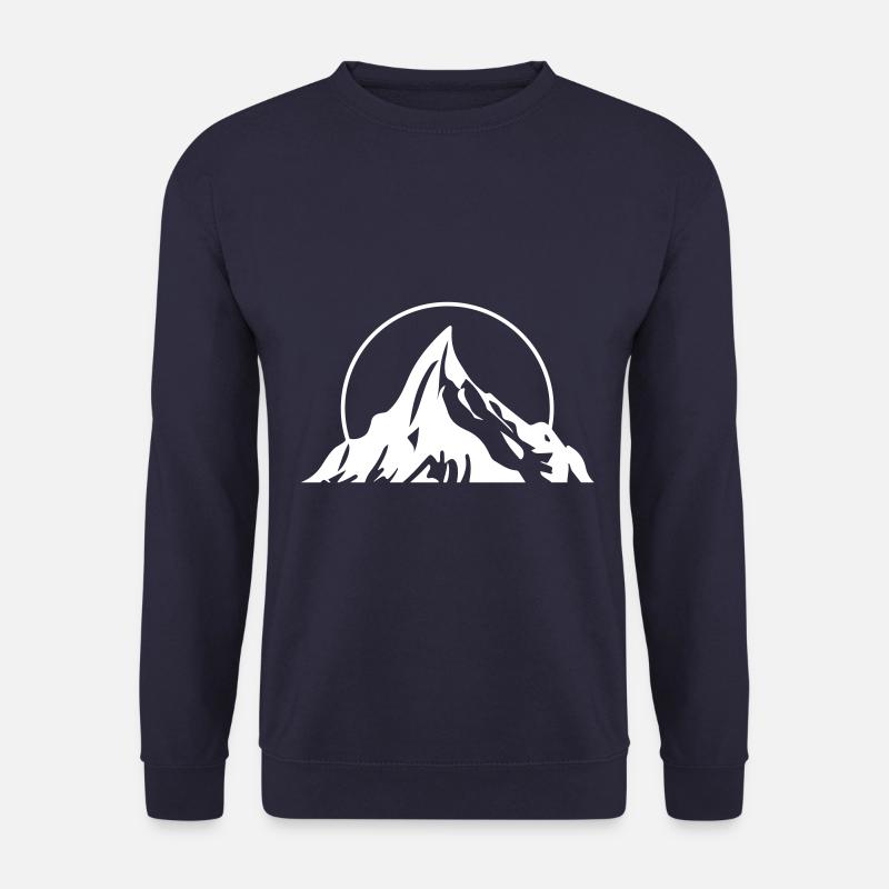 Mountain Symbol Landscape - Unisex Sweatshirt - navy