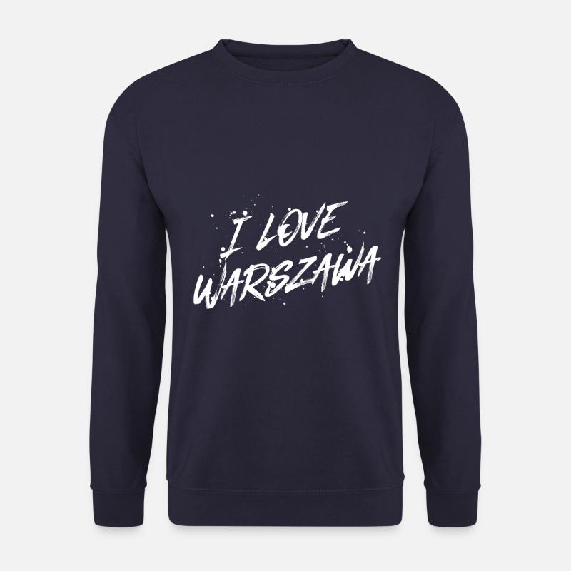 I Love Warschau - Unisex Pullover - Navy
