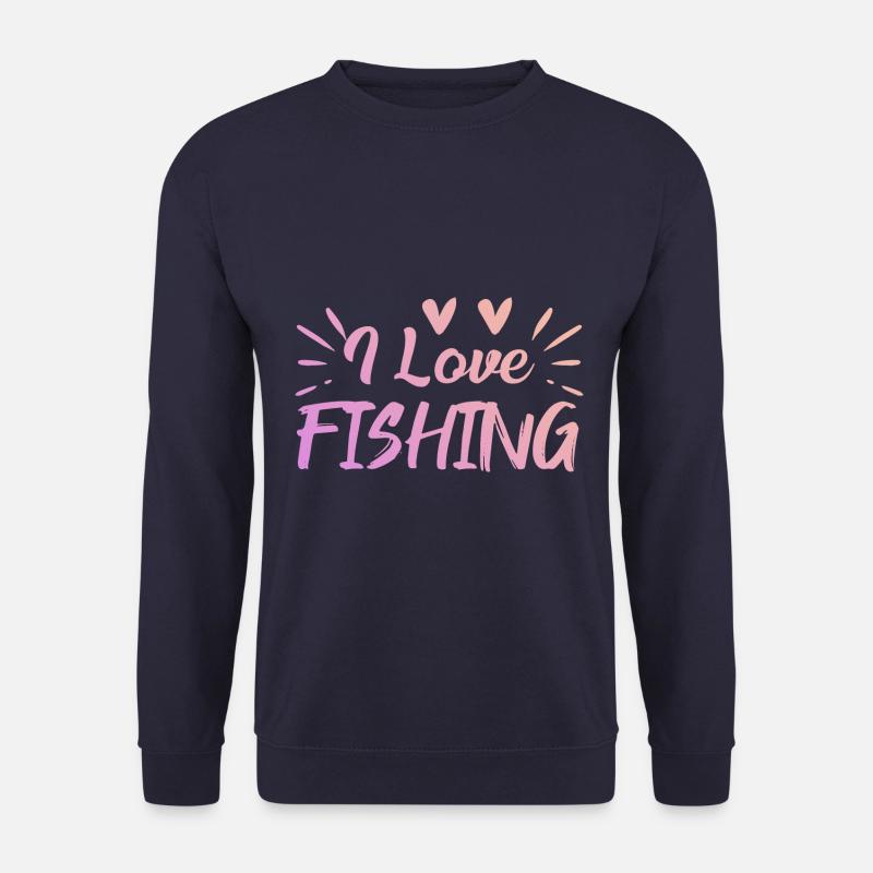 Ich Liebe Fischen - Unisex Pullover - Navy