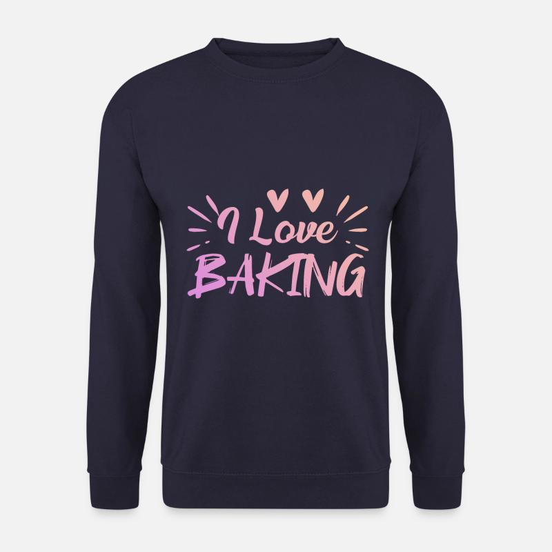 Ich liebe Backen - Unisex Pullover - Navy