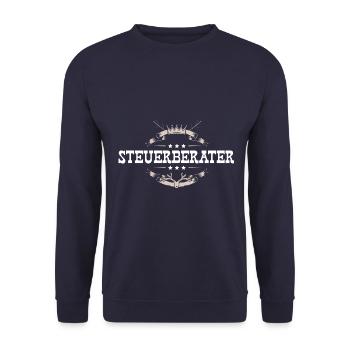 Steuerberater Beruf - Unisex Pullover - Navy - Vorne - Alina (178cm) & Michal (187cm)