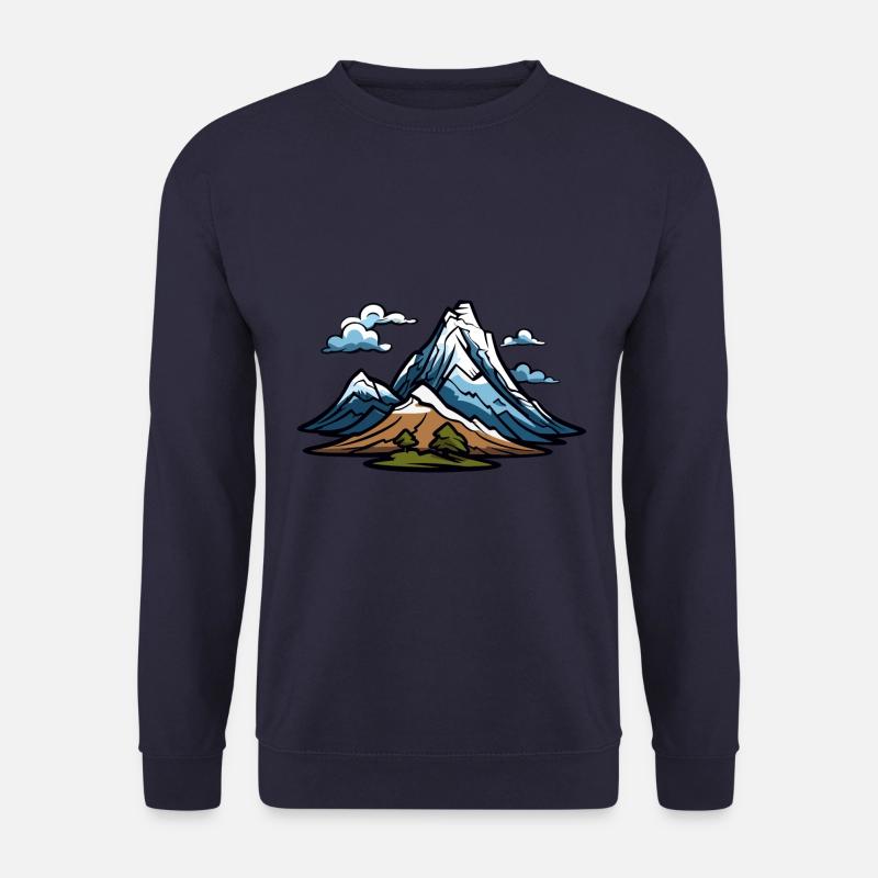 Berge Symbol - Unisex Pullover - Navy