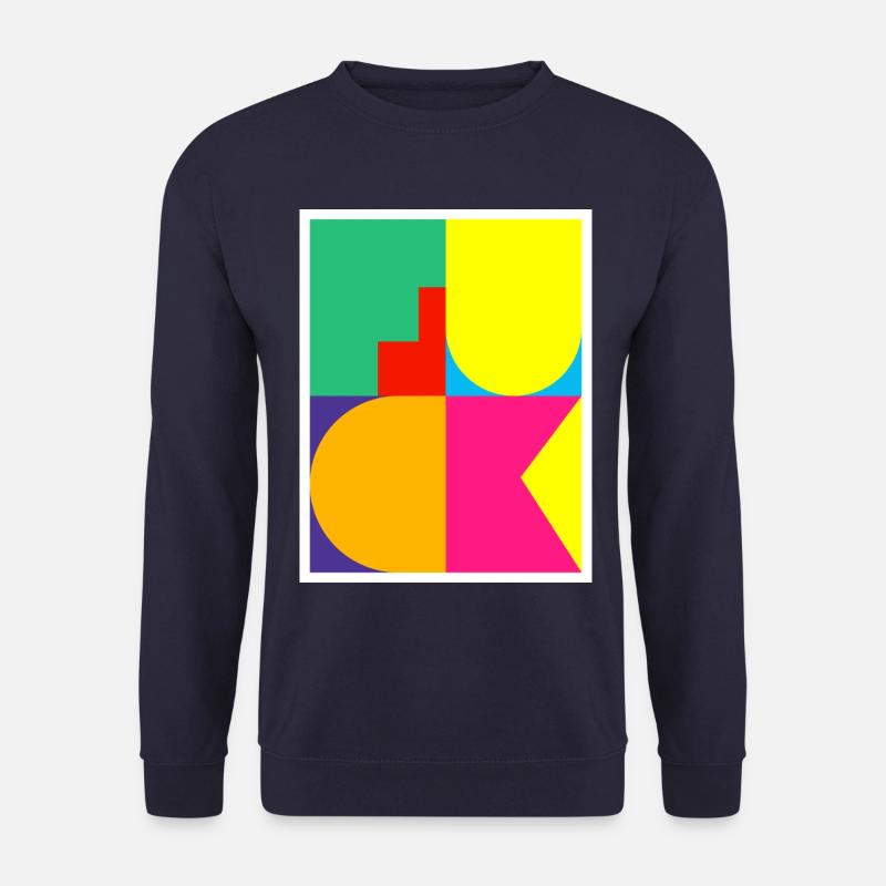 Pop-Art-F-Wort - Unisex Pullover - Navy