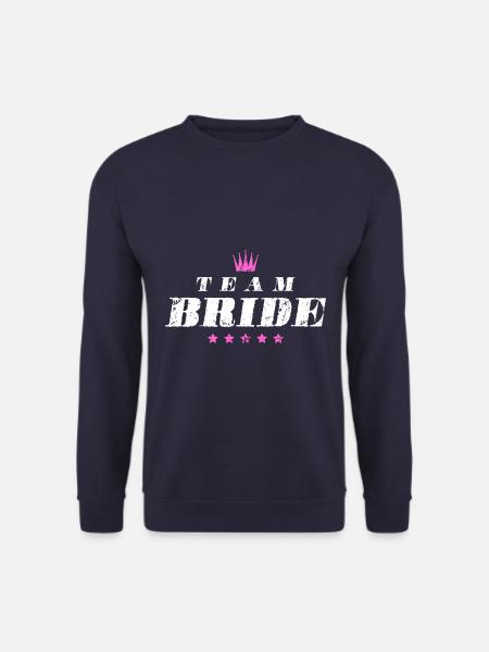 Team Bride Hochzeit Spruch - Unisex Pullover - Navy