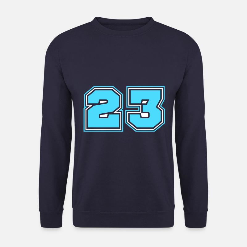 23 Numéro de numéro - Sweat-shirt Unisexe - marine