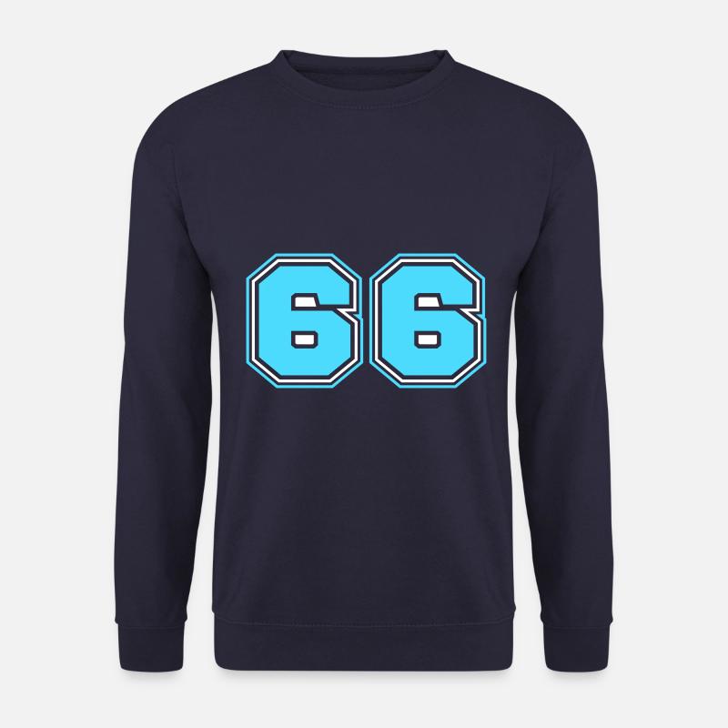 66 Zahl nummer - Unisex Pullover - Navy