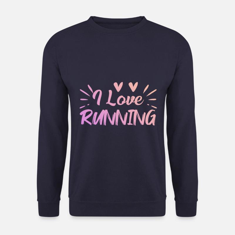 Ich liebe Rennen - Unisex Pullover - Navy