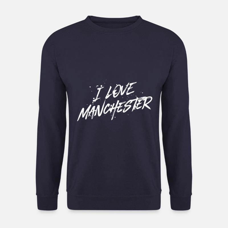 I Love Manchester - Unisex Sweatshirt - navy
