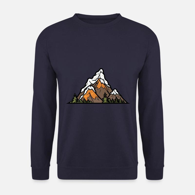 Mountains Nature - Unisex Sweatshirt - navy