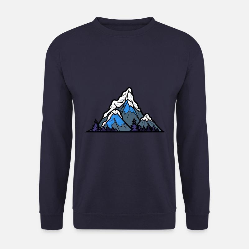 Mountains Nature - Unisex Sweatshirt - navy