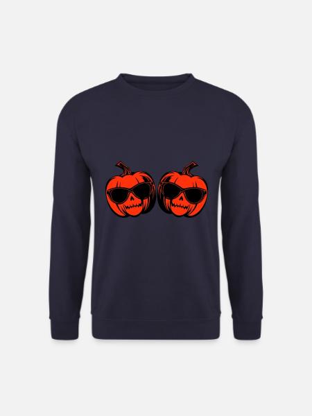 Halloween pumpkin icon - Unisex Sweatshirt - navy