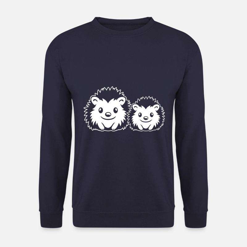 Hedgehog Comic Cute - Unisex Sweatshirt - navy