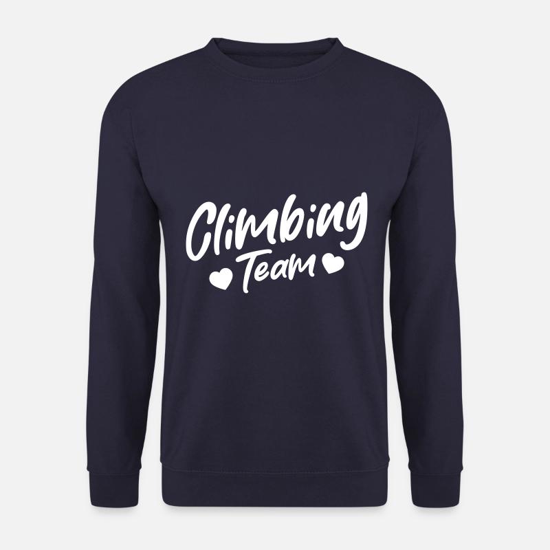 Climbing Team Heart Love - Unisex Sweatshirt - navy