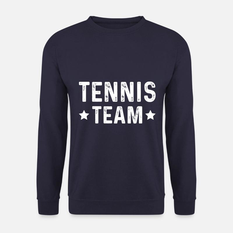 Tennis Team - Unisex Pullover - Navy