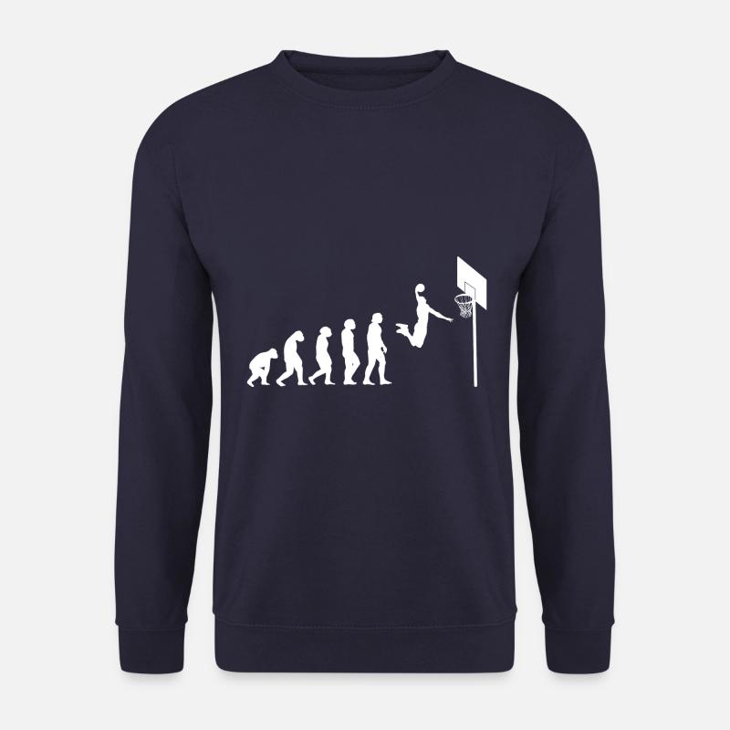 Basketball evolution - Unisex Sweatshirt - navy