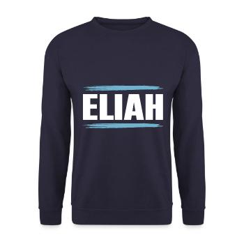 Eliah - Unisex Sweatshirt - navy - Front - Alina (178cm) & Michal (187cm)