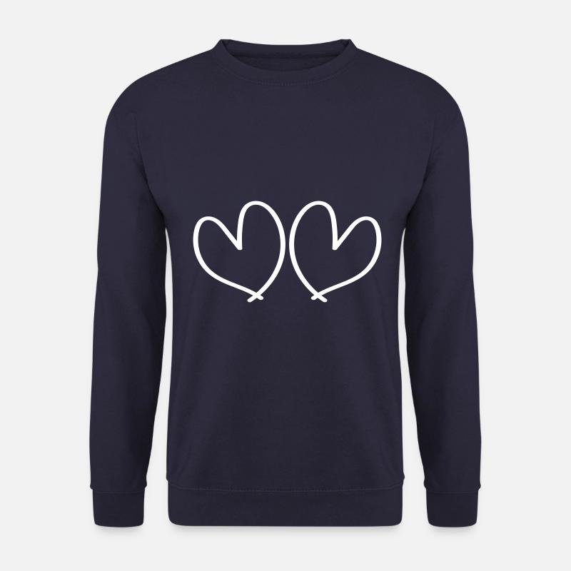 Herzen Love Herz - Unisex Pullover - Navy