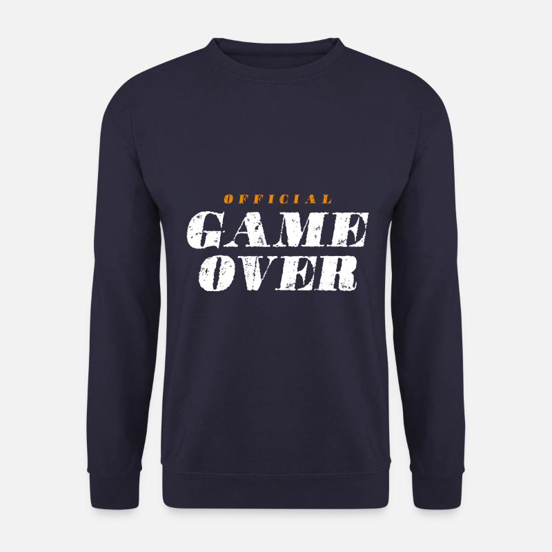 Game Over Spruch - Unisex Pullover - Navy