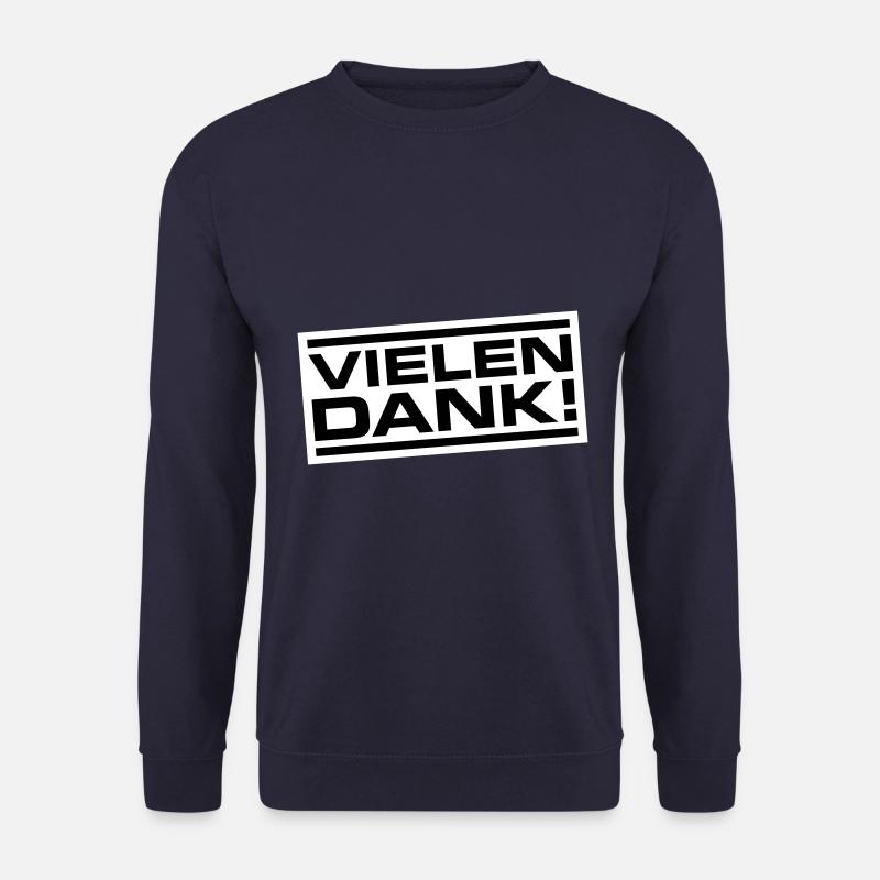 Vielen Dank Danke - Unisex Pullover - Navy
