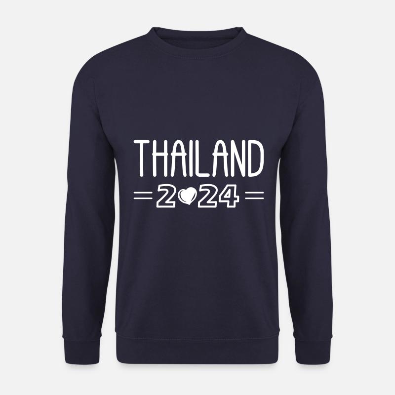 Thailand 2024 Herz - Unisex Pullover - Navy