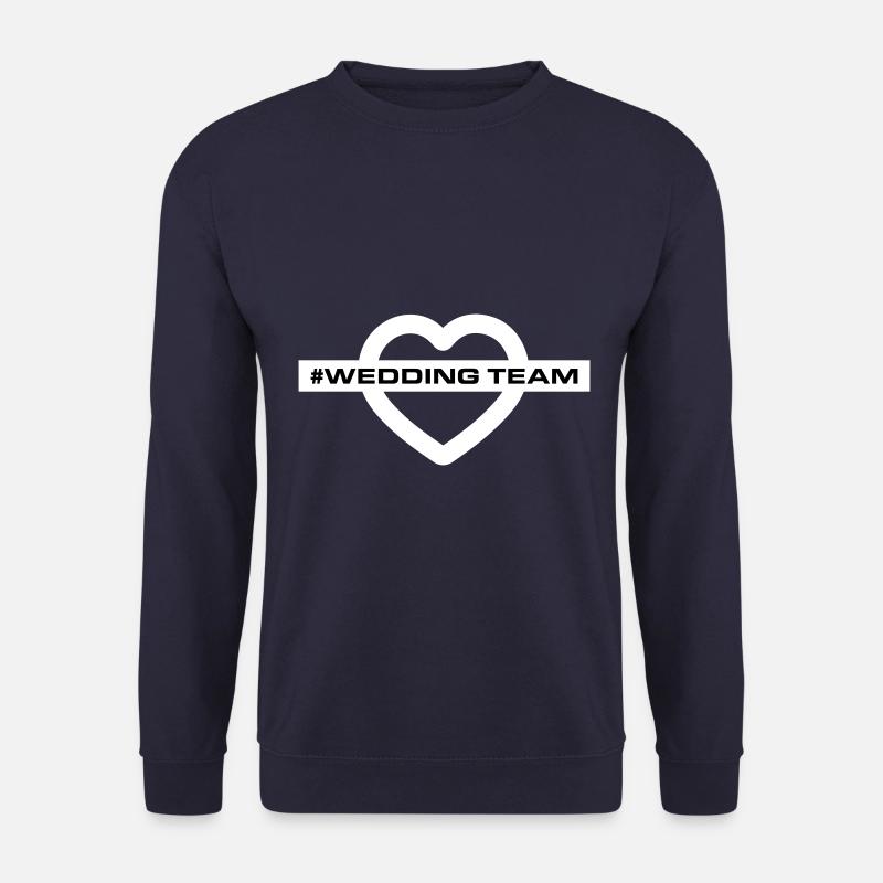 Hochzeit Team Herz - Unisex Pullover - Navy