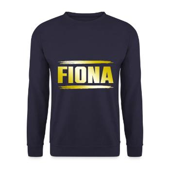 Fiona - Sweat-shirt Unisexe - marine - Devant - Alina (178cm) & Michal (187cm)