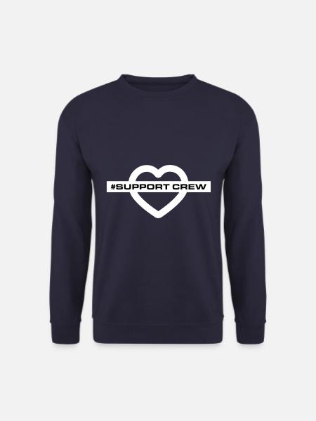 Support Crew Herz Liebe - Unisex Pullover - Navy