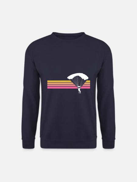 Fallschirm Skydiving Striche - Unisex Pullover - Navy