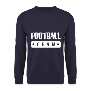 Équipe de football - Sweat-shirt Unisexe - marine - Devant - Alina (178cm) & Michal (187cm)