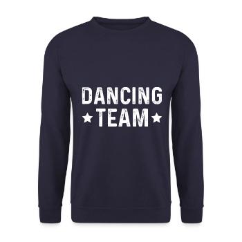 Dancing Team - Unisex Pullover - Navy - Vorne - Alina (178cm) & Michal (187cm)