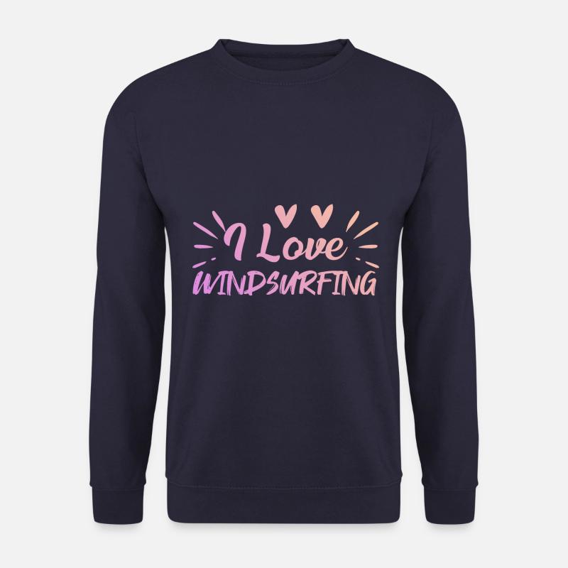 Ich liebe Windsurfen - Unisex Pullover - Navy
