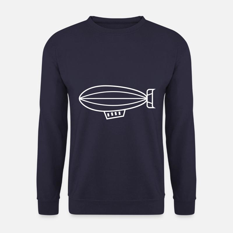 Zeppelin Icon Symbol - Unisex Pullover - Navy