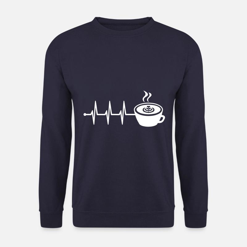 Kaffee Icon Puls - Unisex Pullover - Navy