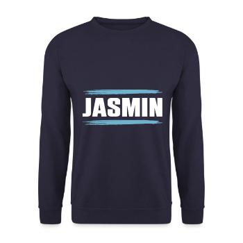 Jasmin - Unisex Pullover - Navy - Vorne - Alina (178cm) & Michal (187cm)