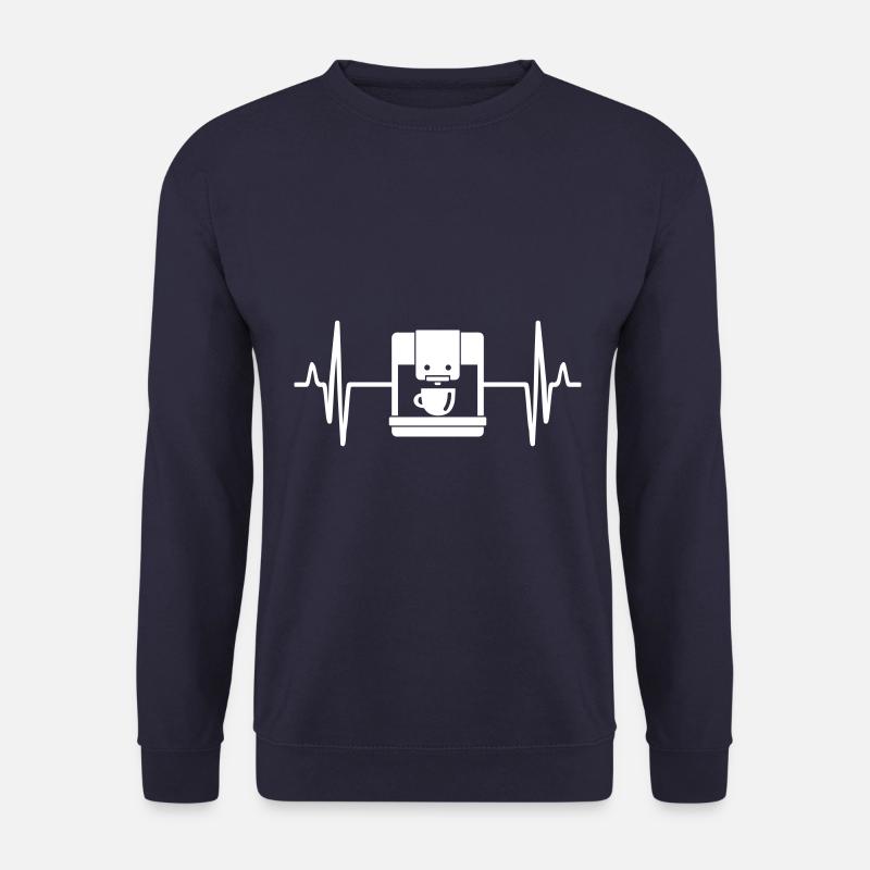 Coffee machine pulse symbol - Unisex Sweatshirt - navy