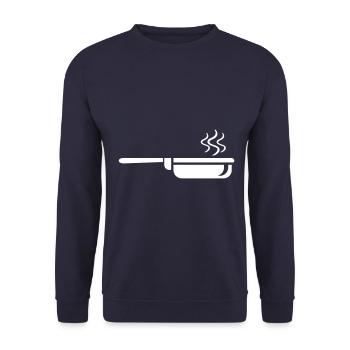 Pan Icon - Unisex Sweatshirt - navy - Front - Alina (178cm) & Michal (187cm)