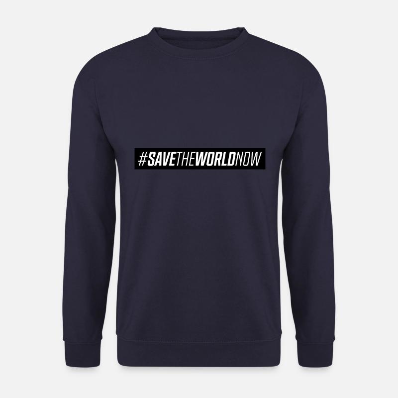 Protect our earth planet saying - Unisex Sweatshirt - navy