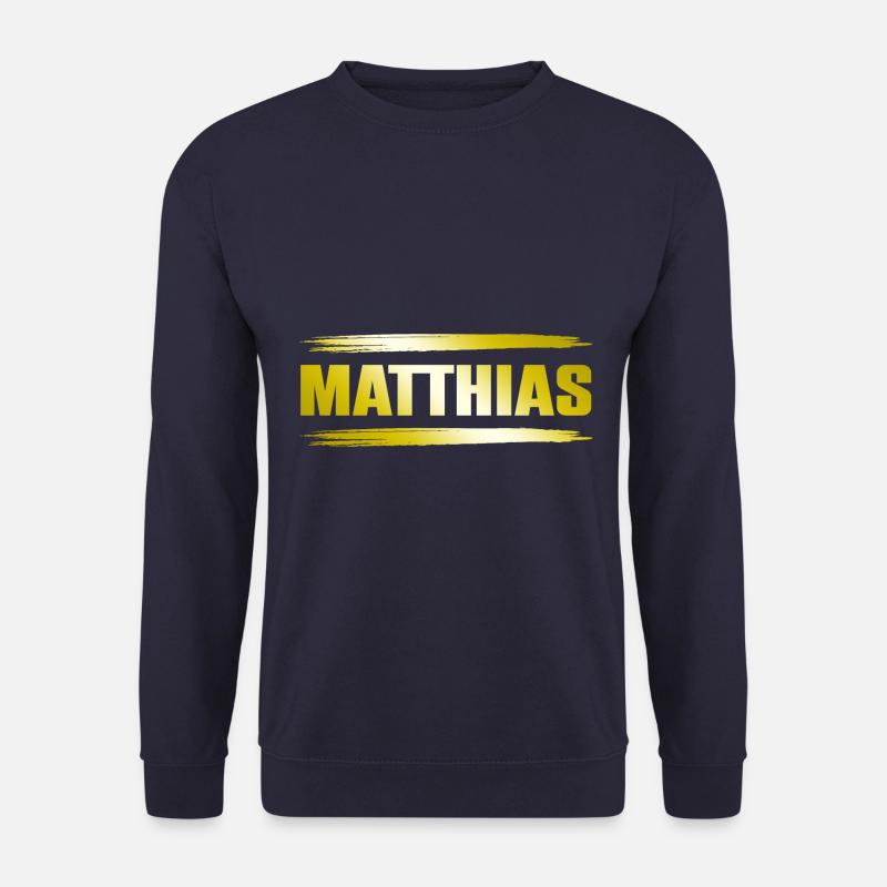 Matthias - Unisex Pullover - Navy
