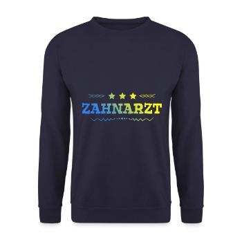 Zahnarzt Beruf - Unisex Pullover - Navy - Vorne - Alina (178cm) & Michal (187cm)