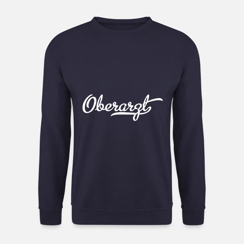 oberarzt weiss - Unisex Pullover - Navy