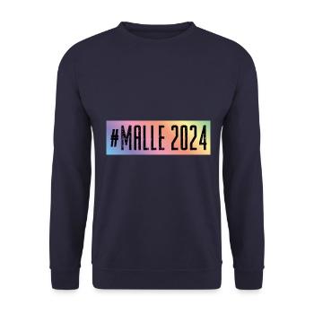 Malle 2024 Coloré - Sweat-shirt Unisexe - marine - Devant - Alina (178cm) & Michal (187cm)