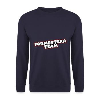 Formentera Team - Unisex Sweatshirt - navy - Front - Alina (178cm) & Michal (187cm)
