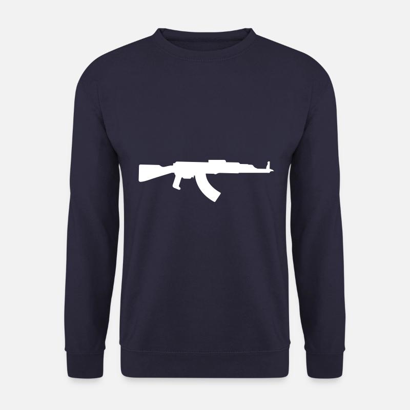 Gewehr icon symbol - Unisex Pullover - Navy