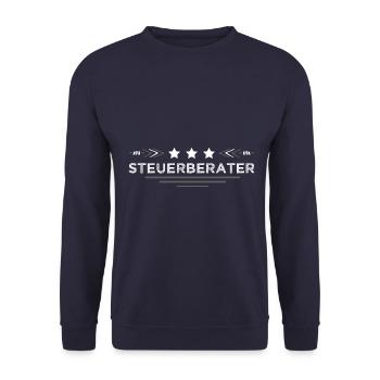 Steuerberater Beruf - Unisex Pullover - Navy - Vorne - Alina (178cm) & Michal (187cm)